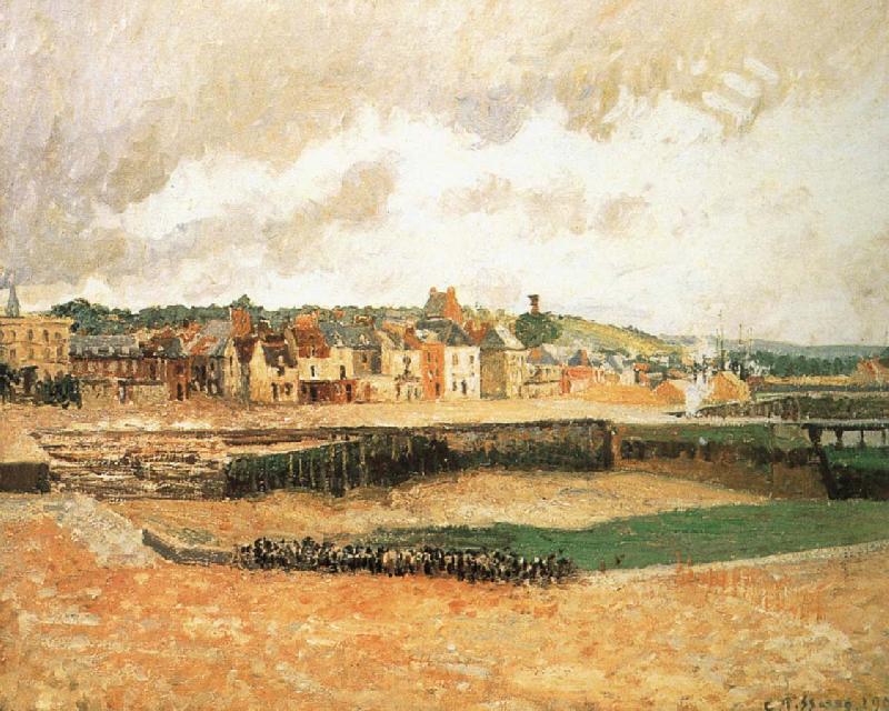 Camille Pissarro Fishing port Germany oil painting art